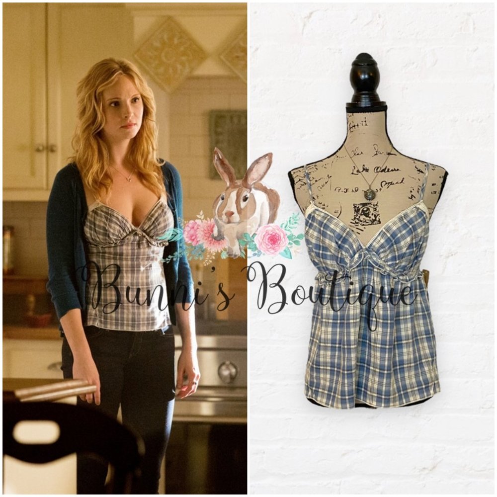 Caroline Forbes Ralph Lauren Denim & Supply Plaid Camisole The Vampire Diaries
